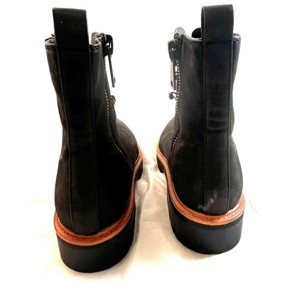 Mia Laced Combat Black boots sz 7,5 - Picture 10 of 11